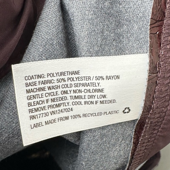 Rachel Comey Target 20W/22W Faux Leather Textured Pencil Skirt Chicory Coffee - Picture 9 of 11